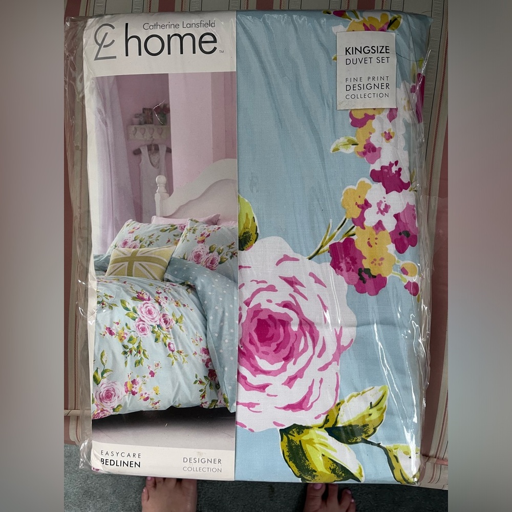 COPY - King Size Floral Duvet Cover